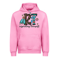 Fuchsia Pink rt respiraory therapist Urban Hoodie - CowhideDigitalArt