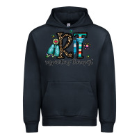 Navy rt respiraory therapist Urban Hoodie - CowhideDigitalArt