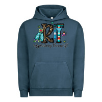 Pigment Midnight Navy rt respiraory therapist Urban Hoodie - CowhideDigitalArt