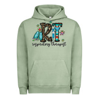 Pigment Oil Green rt respiraory therapist Urban Hoodie - CowhideDigitalArt