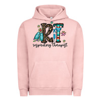 Pigment Salmon rt respiraory therapist Urban Hoodie - CowhideDigitalArt