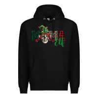 Black Mama elf skull Premium Hoodie - FaDigitalArtStudio