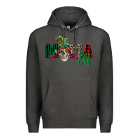 Charcoal Heather Mama elf skull Premium Hoodie - FaDigitalArtStudio