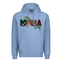 Colony Blue Mama elf skull Premium Hoodie - FaDigitalArtStudio