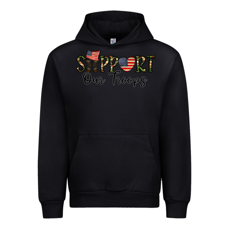 Support Our Troops Urban Hoodie by CowhideDigitalArt | Teevron