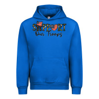 Cobalt support our troops Urban Hoodie - CowhideDigitalArt