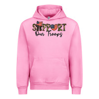 Fuchsia Pink support our troops Urban Hoodie - CowhideDigitalArt
