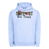 Pigment Grape Ice support our troops Urban Hoodie - CowhideDigitalArt