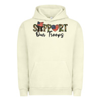 Pigment Pistachio support our troops Urban Hoodie - CowhideDigitalArt