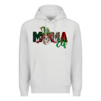 Dove Grey Mama elf skull Premium Hoodie - FaDigitalArtStudio