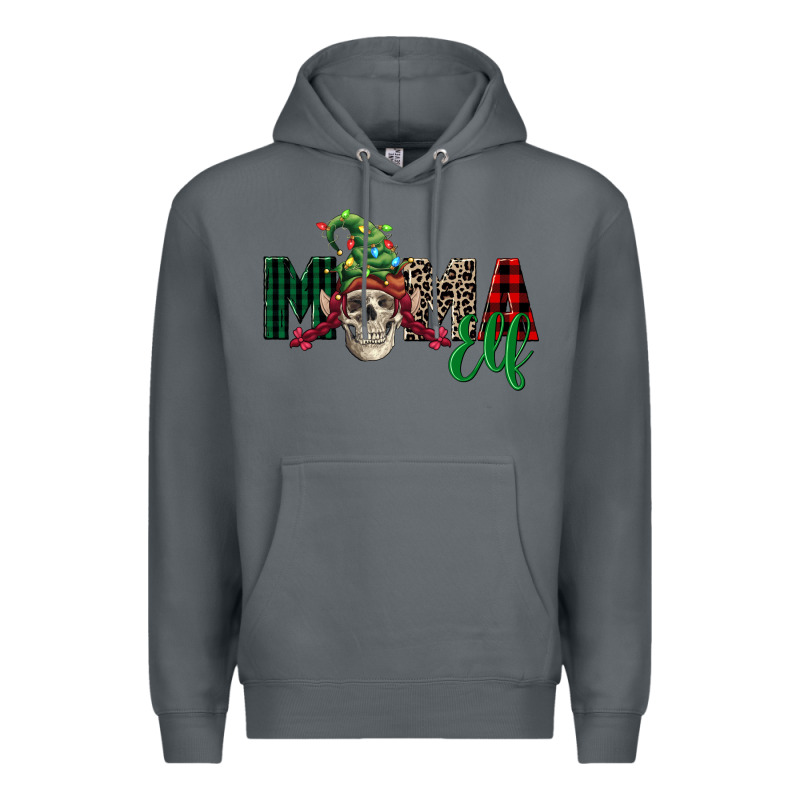 Mama Elf Skull Premium Hoodie by FaDigitalArtStudio | Teevron