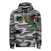 Slate Camo Mama elf skull Premium Hoodie - FaDigitalArtStudio