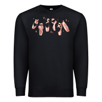 Black ballerina ballet shoes Premium Sweatshirt - MaliasSmallBusiness