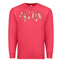 Cardinal ballerina ballet shoes Premium Sweatshirt - MaliasSmallBusiness