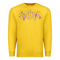 Lemon ballerina ballet shoes Premium Sweatshirt - MaliasSmallBusiness