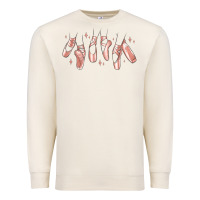 Sandshell ballerina ballet shoes Premium Sweatshirt - MaliasSmallBusiness