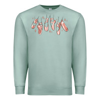Seafoam ballerina ballet shoes Premium Sweatshirt - MaliasSmallBusiness