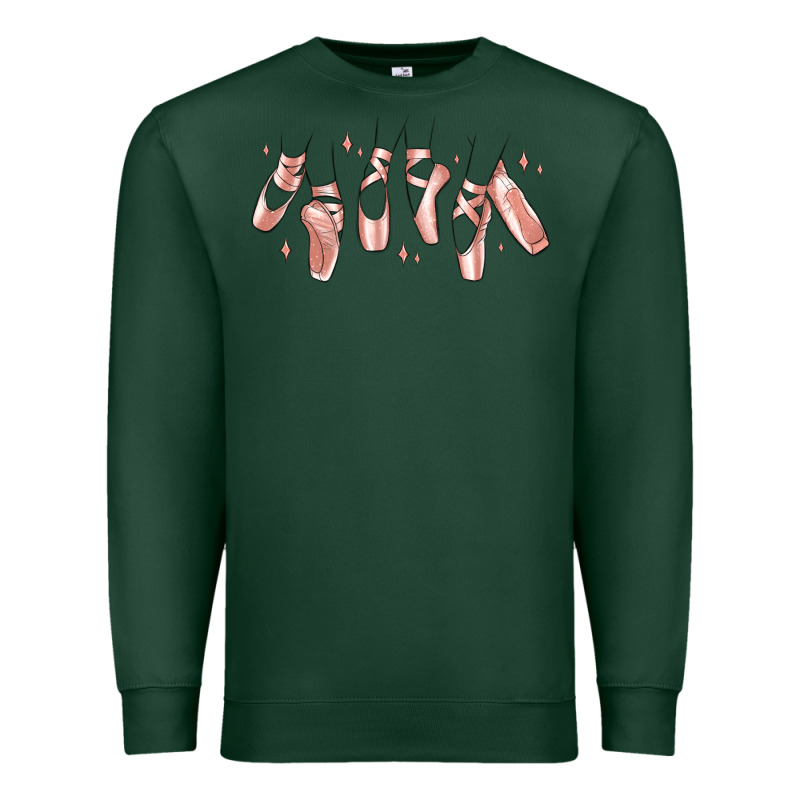 Ballerina Ballet Shoes Premium Sweatshirt by MaliasSmallBusiness | Teevron