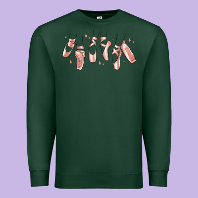Premium Sweatshirt ballerina ballet shoes