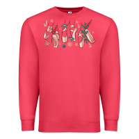 Cardinal christmas ballerina shoes Premium Sweatshirt - MaliasSmallBusiness
