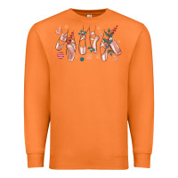 Carrot christmas ballerina shoes Premium Sweatshirt - MaliasSmallBusiness