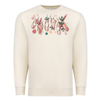 Sandshell christmas ballerina shoes Premium Sweatshirt - MaliasSmallBusiness