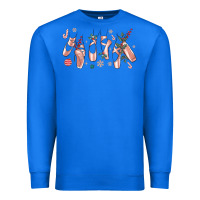 True Royal christmas ballerina shoes Premium Sweatshirt - MaliasSmallBusiness