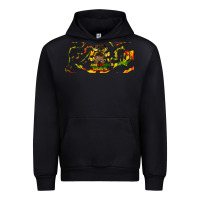 Black juneteenth afro messy bun libbey glass Urban Hoodie - HRA Design Shop