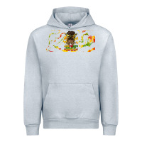 Heather Grey juneteenth afro messy bun libbey glass Urban Hoodie - HRA Design Shop