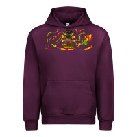 Mauve Wine juneteenth afro messy bun libbey glass Urban Hoodie - HRA Design Shop