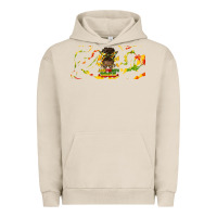 Pigment French Oak juneteenth afro messy bun libbey glass Urban Hoodie - HRA Design Shop