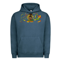 Pigment Midnight Navy juneteenth afro messy bun libbey glass Urban Hoodie - HRA Design Shop