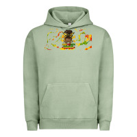 Pigment Oil Green juneteenth afro messy bun libbey glass Urban Hoodie - HRA Design Shop