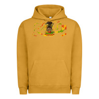 Pigment Peanut Butter juneteenth afro messy bun libbey glass Urban Hoodie - HRA Design Shop