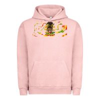 Pigment Salmon juneteenth afro messy bun libbey glass Urban Hoodie - HRA Design Shop