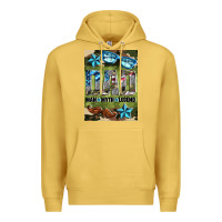Antique Gold dad man myth legend air freshener Premium Hoodie - HRA Design Shop