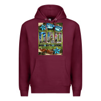 Burgundy dad man myth legend air freshener Premium Hoodie - HRA Design Shop