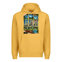 Mustard dad man myth legend air freshener Premium Hoodie - HRA Design Shop