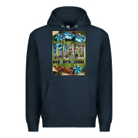 Navy dad man myth legend air freshener Premium Hoodie - HRA Design Shop