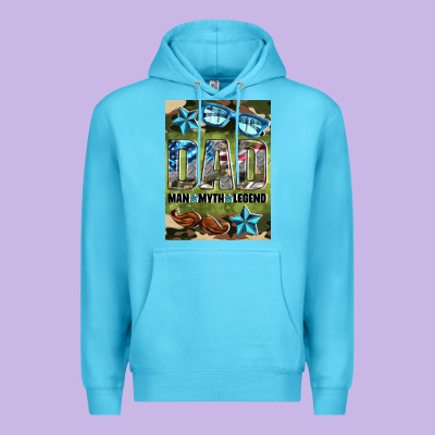Dad Man Myth Legend Air Freshener Premium Hoodie Designed By Hra Design Shop
