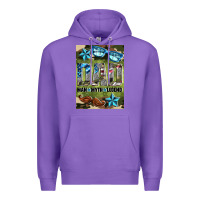 Purple dad man myth legend air freshener Premium Hoodie - HRA Design Shop