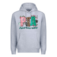Heather Grey pta physical therapy assistant Premium Hoodie - AdoDesignShop
