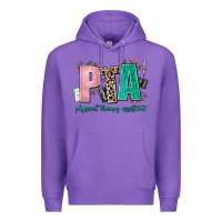 Purple pta physical therapy assistant Premium Hoodie - AdoDesignShop