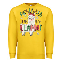 Lemon fa la la llama Premium Sweatshirt - MaliasSmallBusiness
