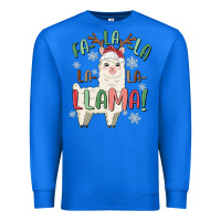 True Royal fa la la llama Premium Sweatshirt - MaliasSmallBusiness