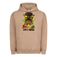 Pigment Burro free ish since 1865 afro messy bun Urban Hoodie - HRA Design Shop