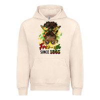 Sandshell free ish since 1865 afro messy bun Urban Hoodie - HRA Design Shop