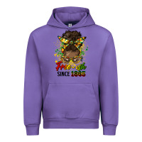 Tulip free ish since 1865 afro messy bun Urban Hoodie - HRA Design Shop