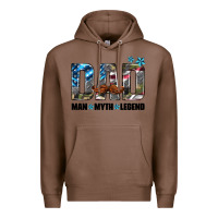 Chestnut dad man myth legend Premium Hoodie - HRA Design Shop