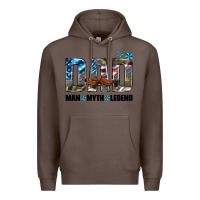 Coffee dad man myth legend Premium Hoodie - HRA Design Shop